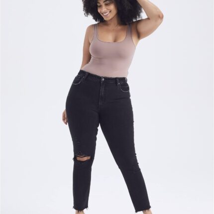 Abercrombie & Fitch Curve Love High Rise Skinny Jeans