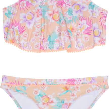 Hobie Kids Island Hopping Flounce Bralette and Hipster (Big Kids)