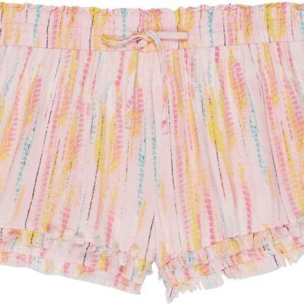 Vintage Havana Kids Tie-Dye Fringe Shorts (Little Kids/Big Kids)