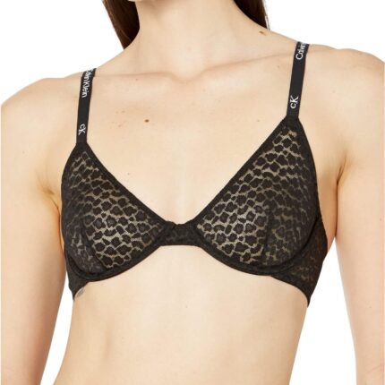 Calvin Klein Underwear 1996 Animal Lace Unlined Demi