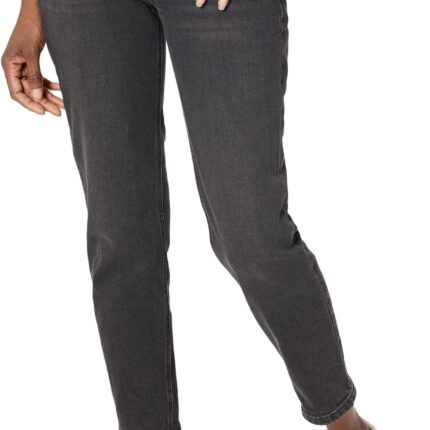 LAUREN Ralph Lauren Relaxed Tapered Ankle Jeans in Empire Black Wash