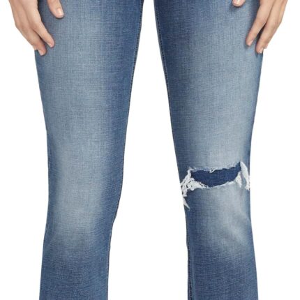 Silver Jeans Co. Boyfriend Mid-Rise Slim Leg Jeans L27101EAE217