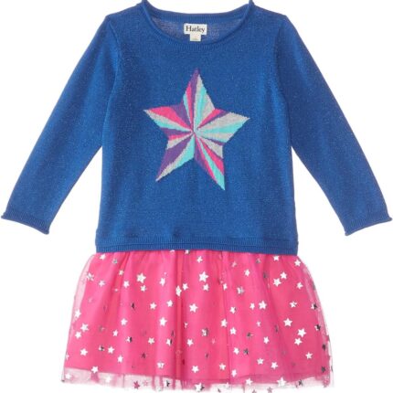 Hatley Kids Star Power Drop Waist Tulle Dress (Toddler/Little Kids/Big Kids)