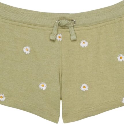 Vintage Havana Kids All Over Embroidery Sunflower Shorts (Little Kids/Big Kids)