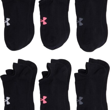 Under Armour Essential 2.0 No Show Socks 6-Pair (Little Kid/Big Kid)