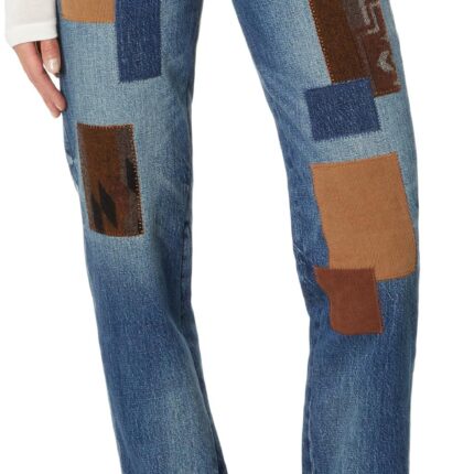 Lucky Brand Legend Mid-Rise Boy in High Bluff Patchwork