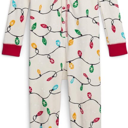 Little Blue House by Hatley Kids Holiday Lights Union Suit (Toddler/Little Kids/Big Kids)