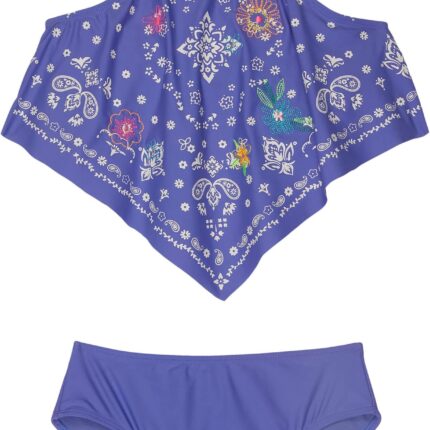 PEEK Halter Flower Two-Piece Swimwear (Toddler/Little Kids/Big Kids)