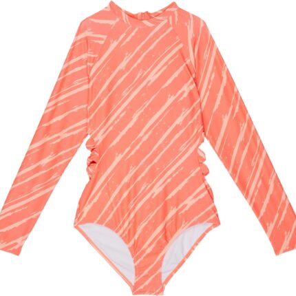 Seafolly Kids Long Sleeve One Piece Swimsuit (Big Kids)