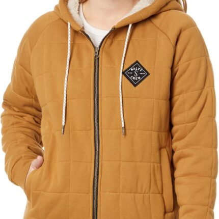 Salty Crew Seeking Sherpa Full Zip Hoodie